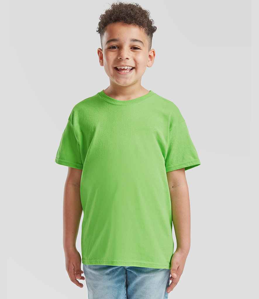 Fruit of the Loom Kids Original T-Shirt | Lime Green