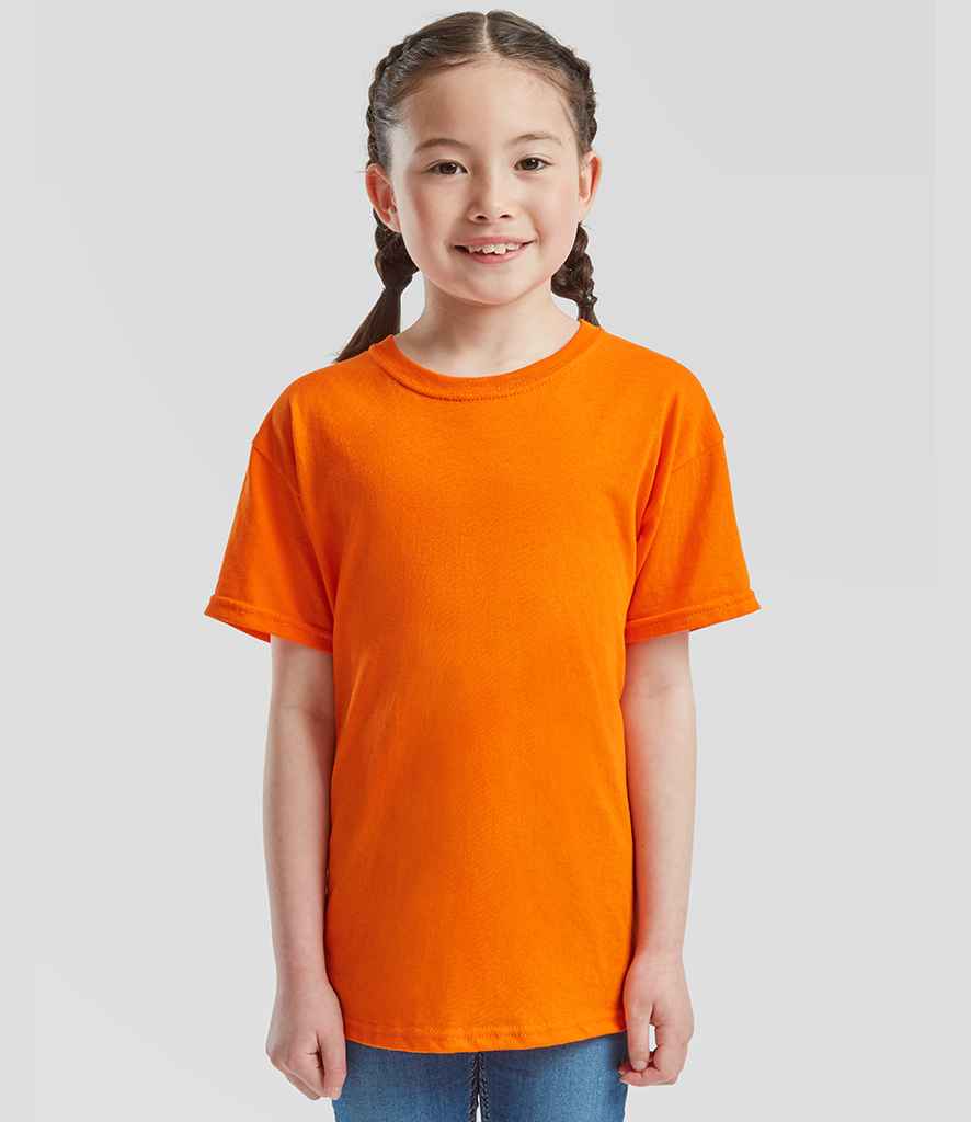 Fruit of the Loom Kids Original T-Shirt | Orange