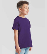 Fruit of the Loom Kids Original T-Shirt | Purple thumbnail 3