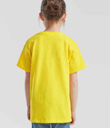 Fruit of the Loom Kids Original T-Shirt | Yellow thumbnail 2