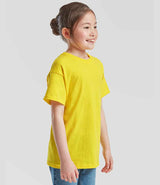 Fruit of the Loom Kids Original T-Shirt | Yellow thumbnail 3
