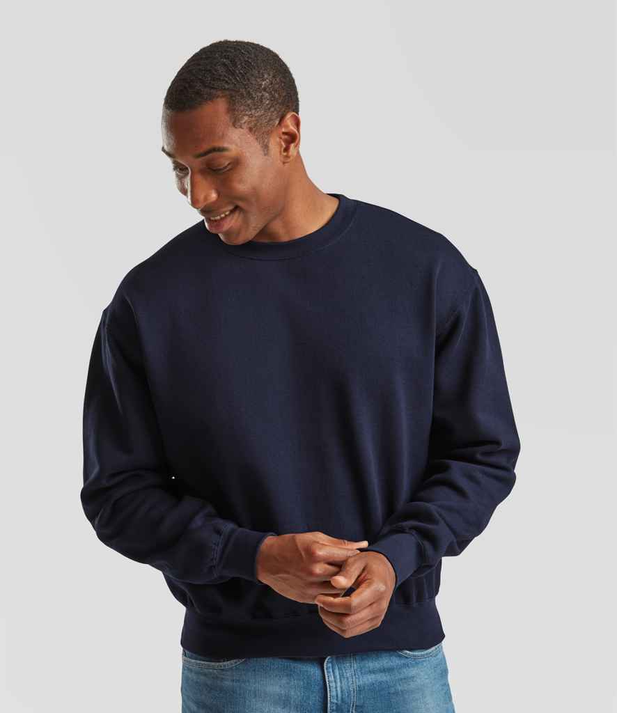 Fruit of the Loom Supercotton™ Sweatshirt | Deep Navy