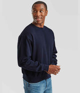 Fruit of the Loom Supercotton™ Sweatshirt | Deep Navy thumbnail 3