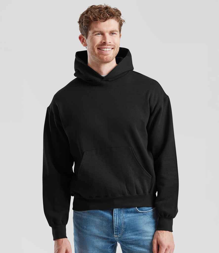 Fruit of the Loom Supercotton™ Hooded Sweatshirt | Black