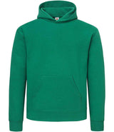 Fruit of the Loom Supercotton™ Hooded Sweatshirt | College Green thumbnail 4