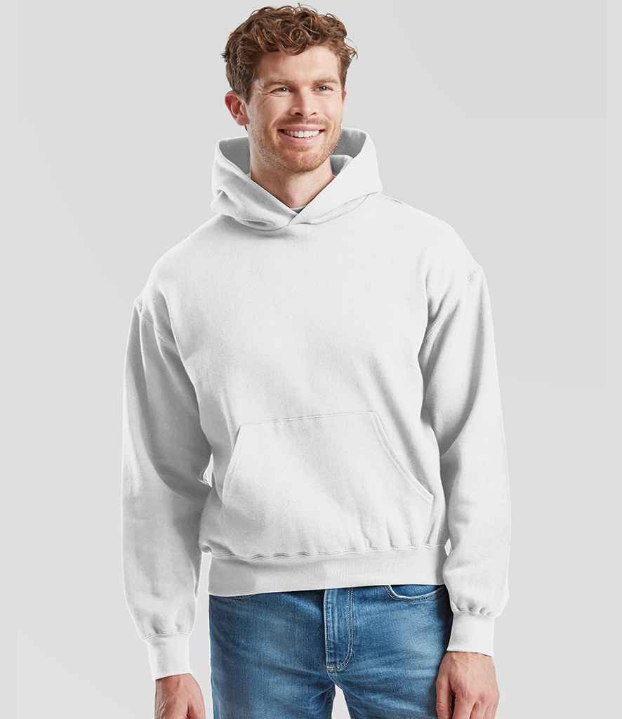 Fruit of the Loom Supercotton™ Hooded Sweatshirt | White