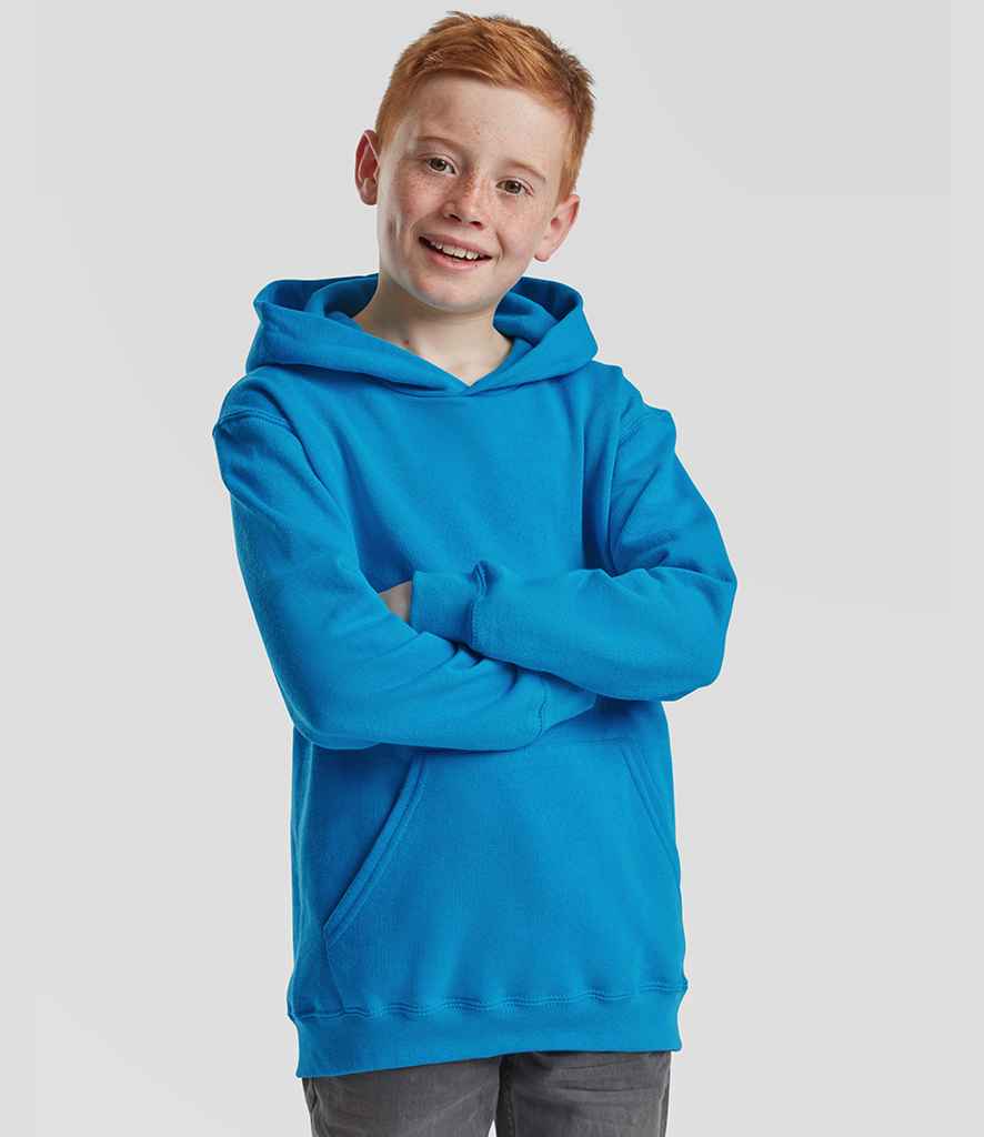Fruit of the Loom Kids Classic Hooded Sweatshirt | Azure