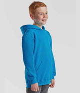 Fruit of the Loom Kids Classic Hooded Sweatshirt | Azure thumbnail 3