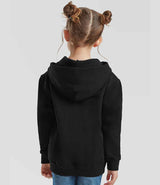 Fruit of the Loom Kids Classic Hooded Sweatshirt | Black thumbnail 2