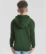 Fruit of the Loom Kids Classic Hooded Sweatshirt | Bottle Green thumbnail 2