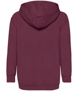 Fruit of the Loom Kids Classic Hooded Sweatshirt | Burgundy thumbnail 5