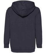 Fruit of the Loom Kids Classic Hooded Sweatshirt | Deep Navy thumbnail 5