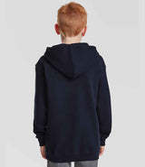Fruit of the Loom Kids Classic Hooded Sweatshirt | Deep Navy thumbnail 2