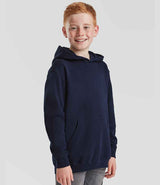 Fruit of the Loom Kids Classic Hooded Sweatshirt | Deep Navy thumbnail 3