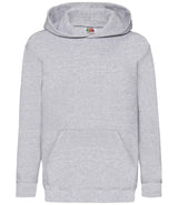 Fruit of the Loom Kids Classic Hooded Sweatshirt | Heather Grey thumbnail 4