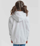 Fruit of the Loom Kids Classic Hooded Sweatshirt | Heather Grey thumbnail 2