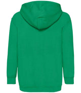 Fruit of the Loom Kids Classic Hooded Sweatshirt | Kelly Green thumbnail 5