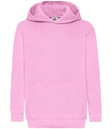 Fruit of the Loom Kids Classic Hooded Sweatshirt | Light Pink thumbnail 4