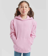 Fruit of the Loom Kids Classic Hooded Sweatshirt | Light Pink thumbnail 1