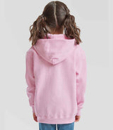 Fruit of the Loom Kids Classic Hooded Sweatshirt | Light Pink thumbnail 2