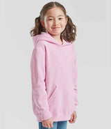 Fruit of the Loom Kids Classic Hooded Sweatshirt | Light Pink thumbnail 3