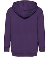 Fruit of the Loom Kids Classic Hooded Sweatshirt | Purple thumbnail 5