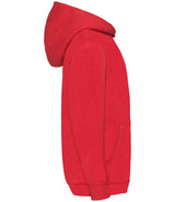 Fruit of the Loom Kids Classic Hooded Sweatshirt | Red thumbnail 3