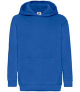 Fruit of the Loom Kids Classic Hooded Sweatshirt | Royal Blue thumbnail 4