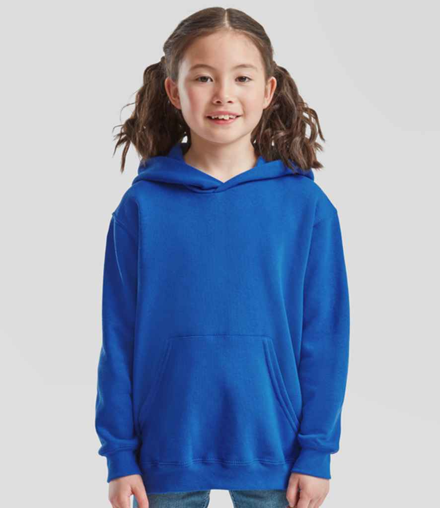 Fruit of the Loom Kids Classic Hooded Sweatshirt | Royal Blue