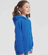 Fruit of the Loom Kids Classic Hooded Sweatshirt | Royal Blue thumbnail 3