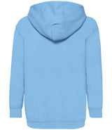 Fruit of the Loom Kids Classic Hooded Sweatshirt | Sky Blue thumbnail 5