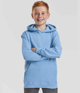 Fruit of the Loom Kids Classic Hooded Sweatshirt | Sky Blue thumbnail 1