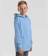 Fruit of the Loom Kids Classic Hooded Sweatshirt | Sky Blue thumbnail 3