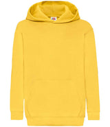 Fruit of the Loom Kids Classic Hooded Sweatshirt | Sunflower thumbnail 4