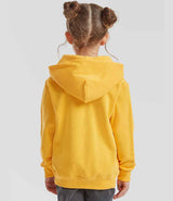 Fruit of the Loom Kids Classic Hooded Sweatshirt | Sunflower thumbnail 2