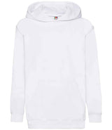Fruit of the Loom Kids Classic Hooded Sweatshirt | White thumbnail 4