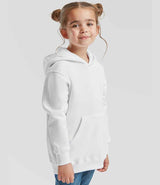 Fruit of the Loom Kids Classic Hooded Sweatshirt | White thumbnail 3
