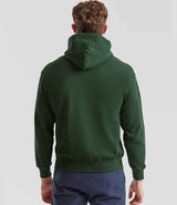 Fruit of the Loom Classic Hooded Sweatshirt | Bottle Green thumbnail 2
