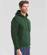 Fruit of the Loom Classic Hooded Sweatshirt | Bottle Green thumbnail 3