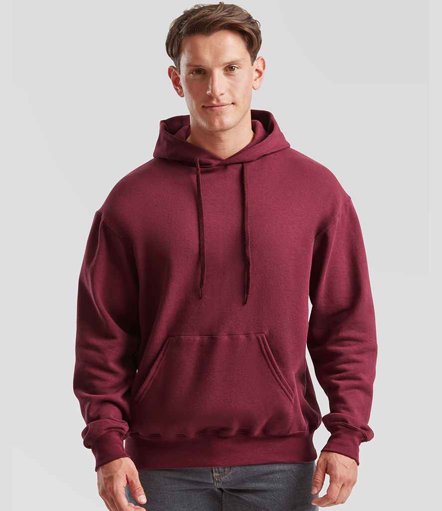 Fruit of the Loom Classic Hooded Sweatshirt | Burgundy