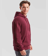 Fruit of the Loom Classic Hooded Sweatshirt | Burgundy thumbnail 3
