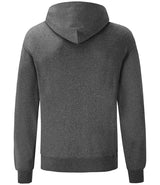 Fruit of the Loom Classic Hooded Sweatshirt | Dark Heather thumbnail 5