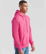 Fruit of the Loom Classic Hooded Sweatshirt | Fuchsia thumbnail 3