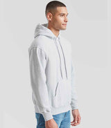 Fruit of the Loom Classic Hooded Sweatshirt | Heather Grey thumbnail 3