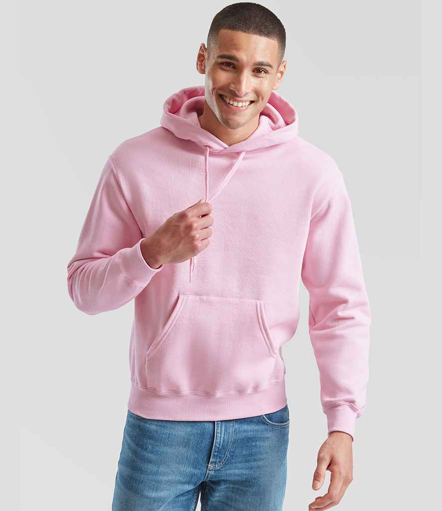 Fruit of the Loom Classic Hooded Sweatshirt | Light Pink