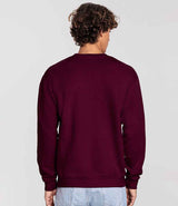 Fruit of the Loom Iconic Premium Set-In Sweatshirt | Burgundy thumbnail 2