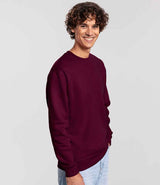 Fruit of the Loom Iconic Premium Set-In Sweatshirt | Burgundy thumbnail 3
