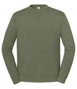 Fruit of the Loom Iconic Premium Set-In Sweatshirt | Classic Olive thumbnail 4