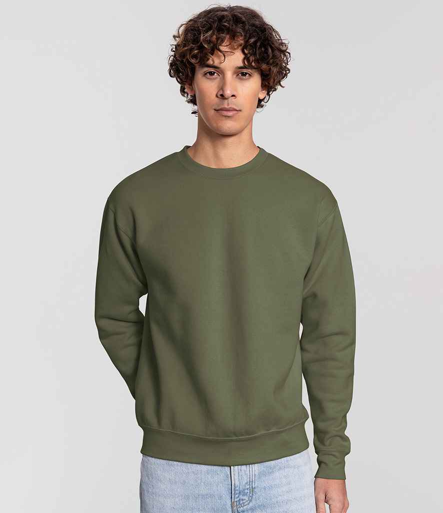 Fruit of the Loom Iconic Premium Set-In Sweatshirt | Classic Olive