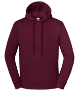 Fruit of the Loom Iconic Premium Hooded Sweatshirt | Burgundy thumbnail 5